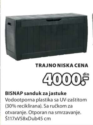 BISNAP SANDUK ZA JASTUKE