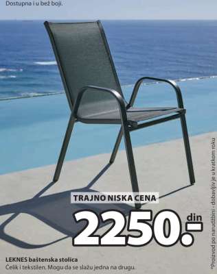 LEKNES BAŠTENSKA STOLICA