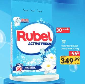 Detergent Rubel active fresh 2.25 kg