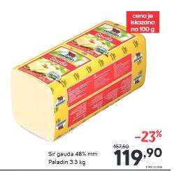 Sir gauda 48% mm Paladin 3.3 kg