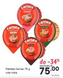 Pašteta Carnex 75 g