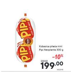 Kobasica pileća mini Pipi Neoplanta 300 g