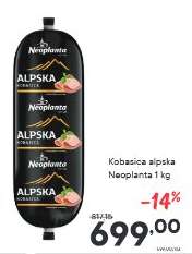 Kobasica alpska Neoplanta 1 kg