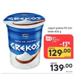 Jogurt grekos 9% mm Imlek 400 g