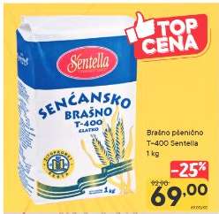 Brašno pšenično T-400 Sentella