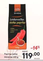 Paprika slatka Moravka 100 g