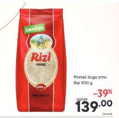 Pirinač dugo zrno
