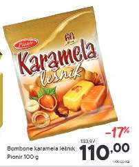BOMBONE KARAMELA LEŠNIK