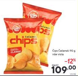 Čips Čačanski 90 g