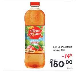 Sok Voćna dolina jabuka 1.5 l