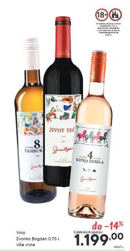 Vino Zvonko Bogdan 0.75 l