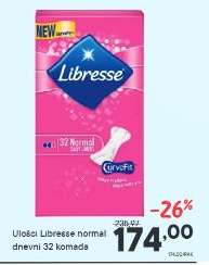 Ulošci Libresse normal dnevni 32 komada