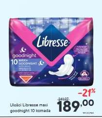 Ulošci Libresse Maxi Goodnight 10 komada