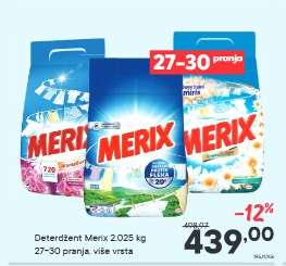 Deterdžent Merix 2,025 kg