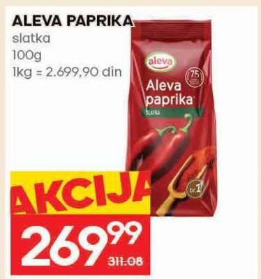 ALEVA PAPRIKA