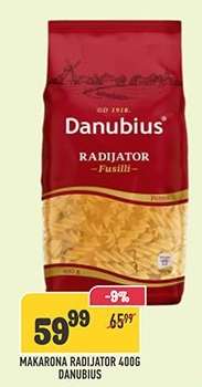 MAKARONA RADIJATOR 400G DANUBIUS