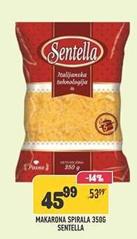Makarona Spirala 350g Sentella