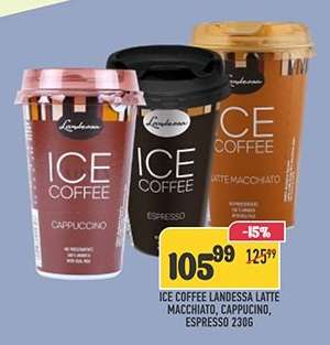 Ice Coffee Landessa Latte Macchiato, Cappuccino, Espresso 230g