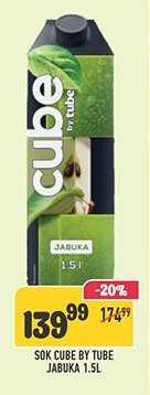 Sok Cube by Tube Jabuka, 1.5L