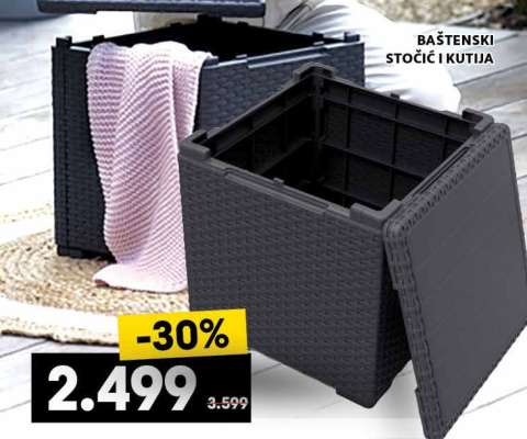 BAŠTENSKI STOČIĆ I KUTIJA