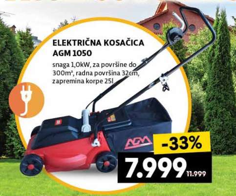 ELEKTRIČNA KOSAČICA AGM 1050