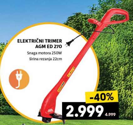 ELEKTRIČNI TRIMER AGM ED 270