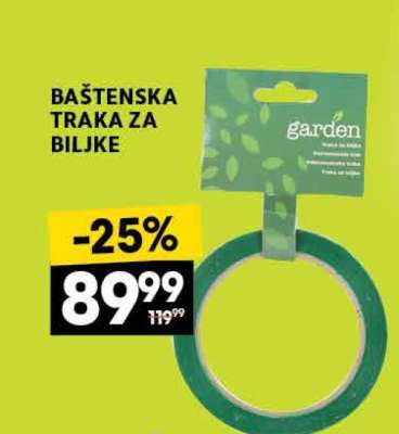 BAŠTENSKA TRAKA ZA BILJKE
