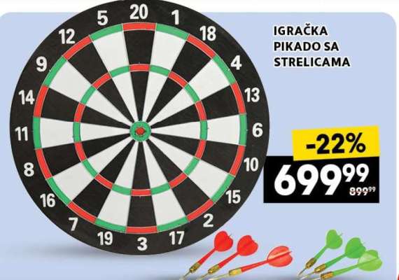 IGRAČKA PIKADO SA STRELICAMA