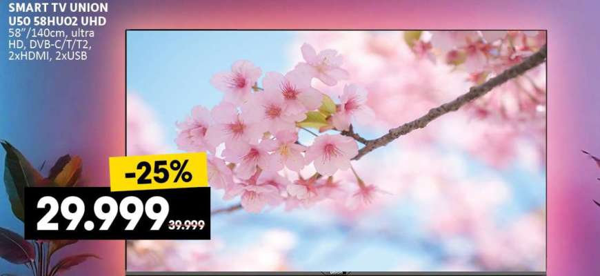 SMART TV UNION U50 58HU02 UHD