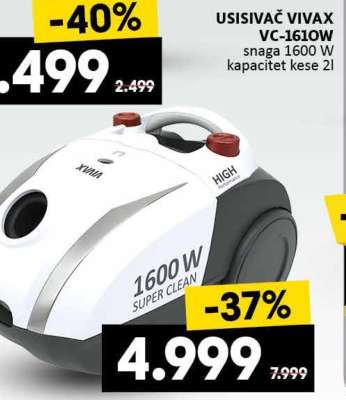USISIVAČ VIVAX VC-1610W