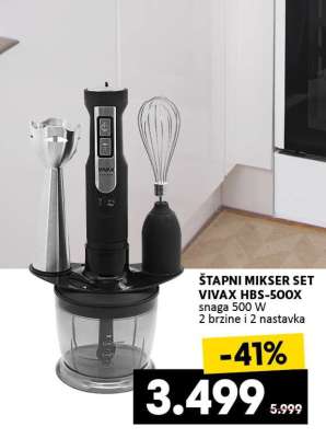 ŠTAPNI MIKSER SET VIVAX HBS-500X