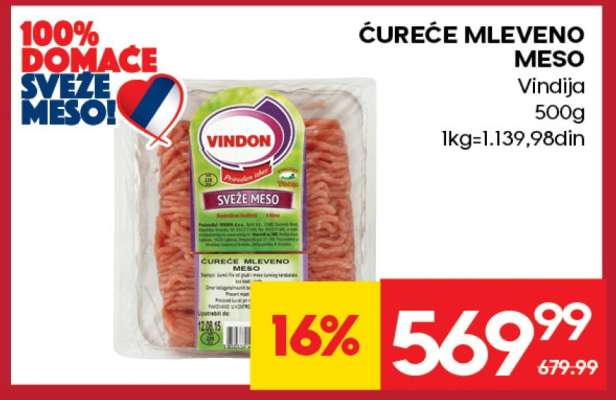 ćureće mleveno meso