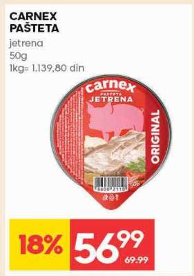 CARNEX PAŠTETA