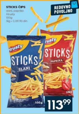 STICKS ČIPS