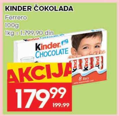 Kinder Čokolada