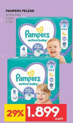Pampers pelene