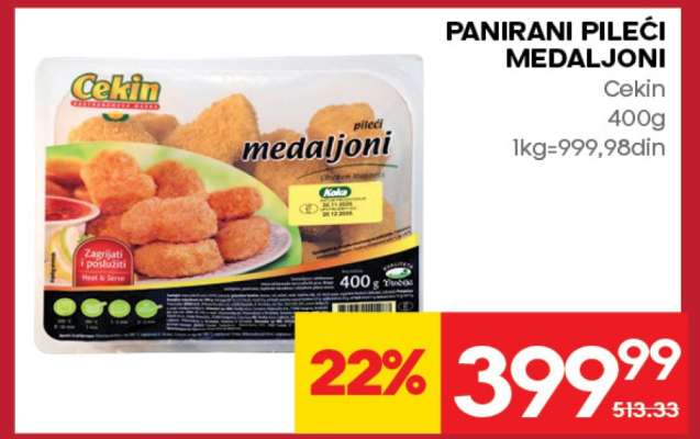 PANIRANI PILEĆI MEDALJONI