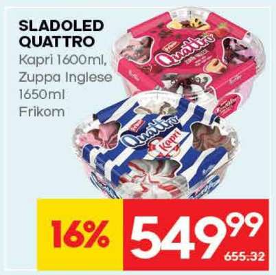 Sladoled Quattro