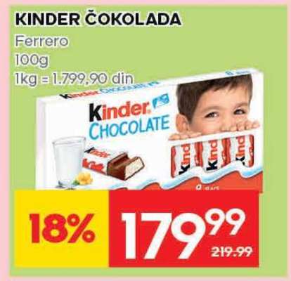 Kinder Čokolada