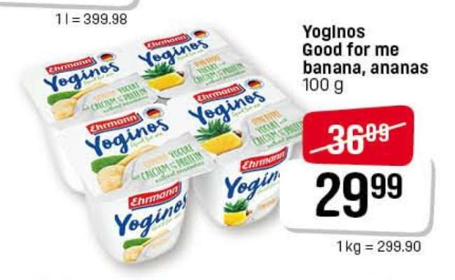 Yoginos Good for me banana ananas