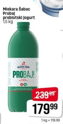 Mlekara Šabac Probaj probolotski Jogurt