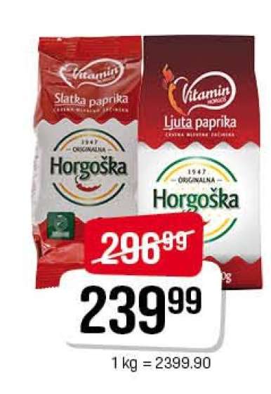 Vitamin Horgoška Paprika