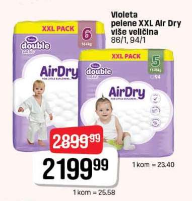 Violeta pelene XXL Air Dry