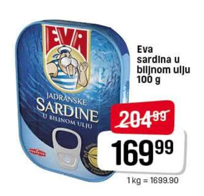 Eva sardina u biljnom ulju 100 g