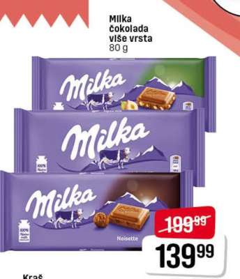 Milka Čokolada Više vrsta