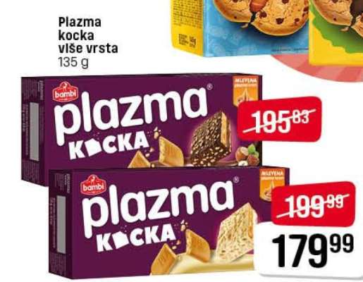 Plazma kocka više vrsta 135 g
