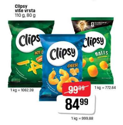 Clipsy više vrsta