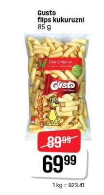 Gusto flips kukuruzni