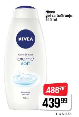 Nivea gel za tuširanje 750 ml