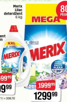 Merix Lilac detergent 6 kg